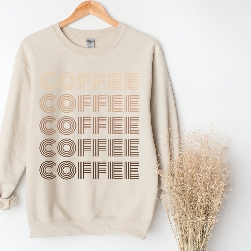 COFFEE COFFEE COFFEE Graphic Women Sweater (new)
